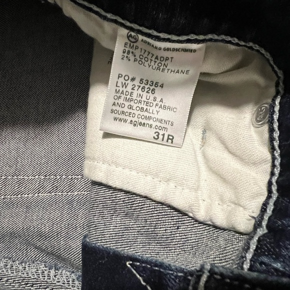 NWT AG Farrah Skinny Ankle Vapor Wash  In VP ADAPT, 31 - Picture 4 of 11